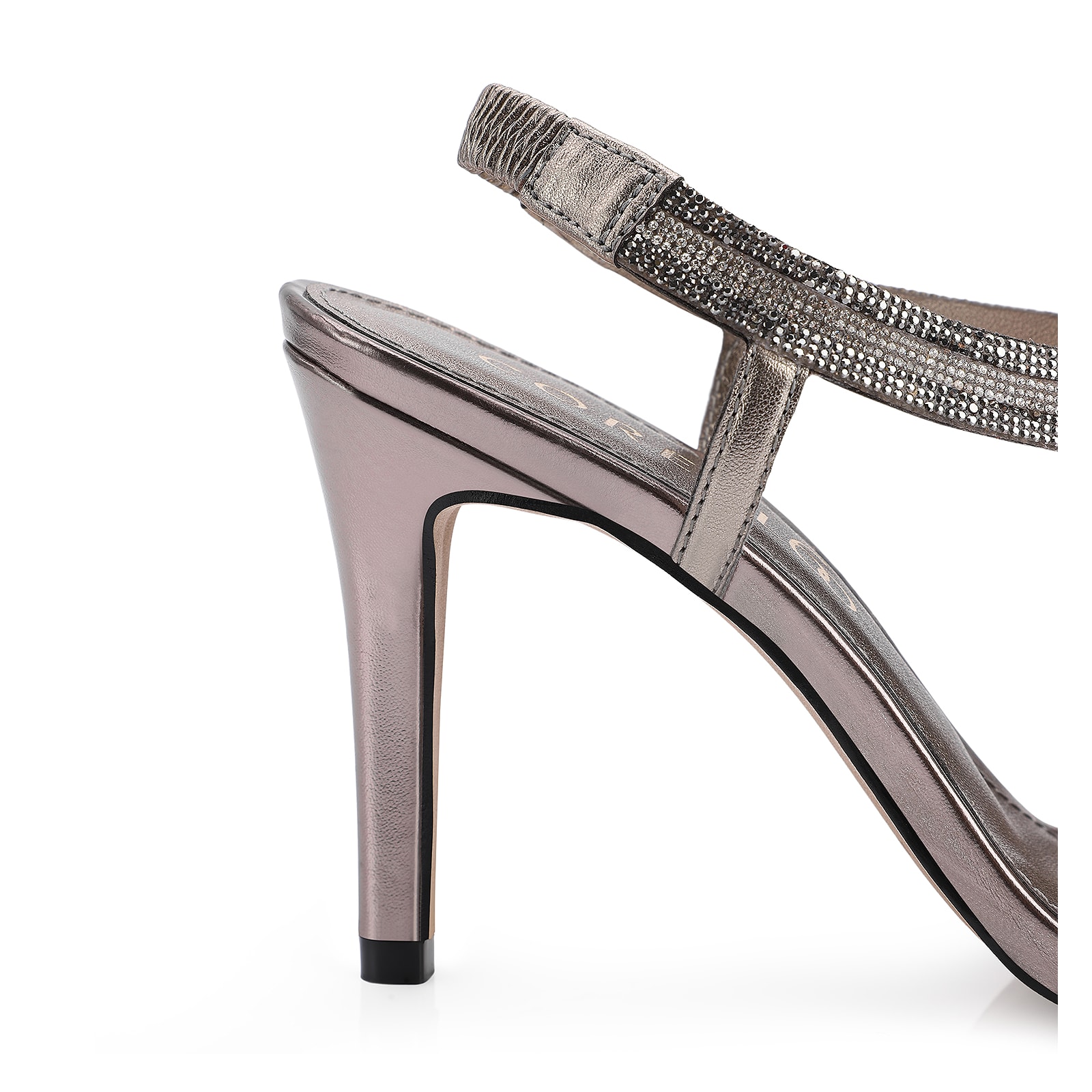 Sandália Strass Alt Prata