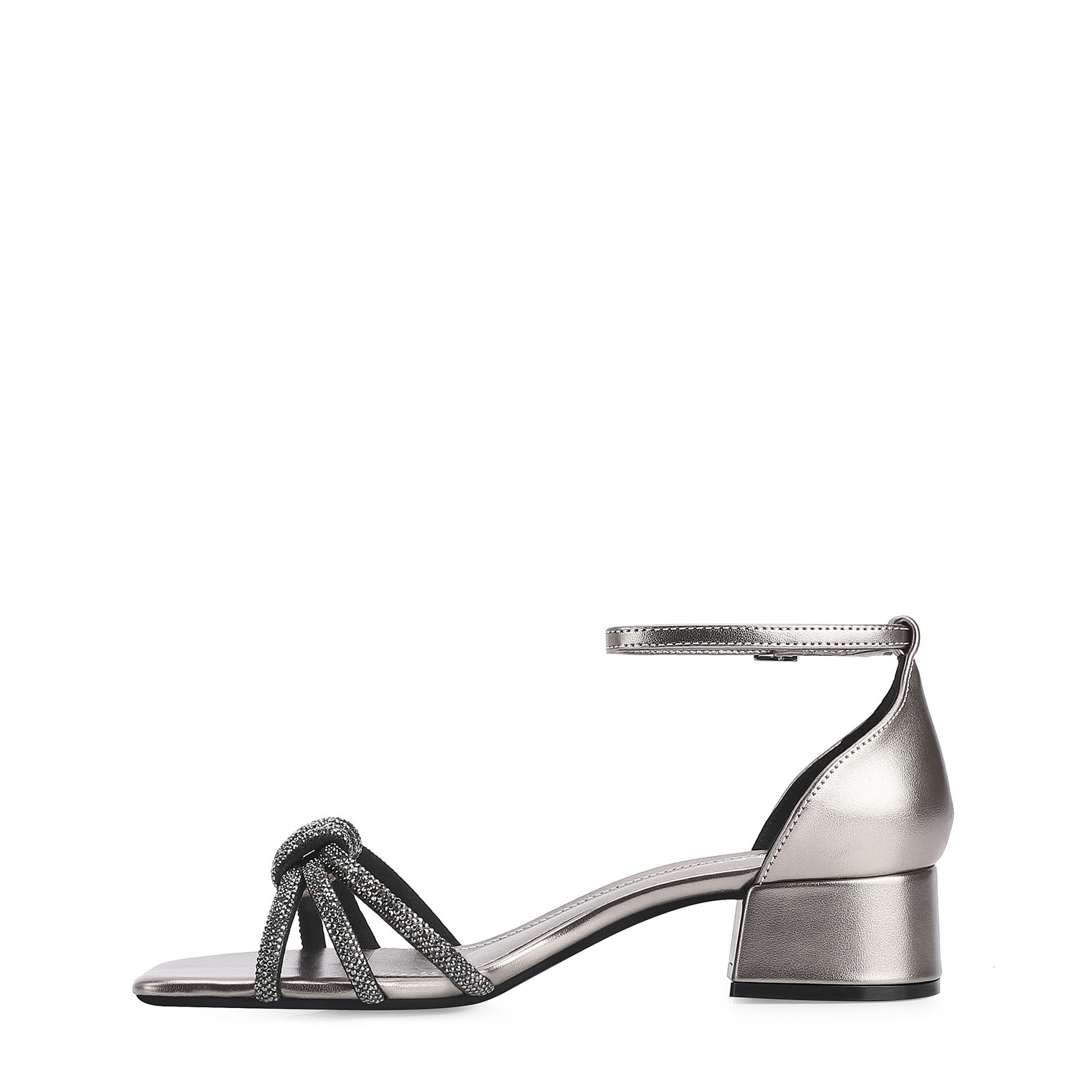 Sandália Strass Alt Prata
