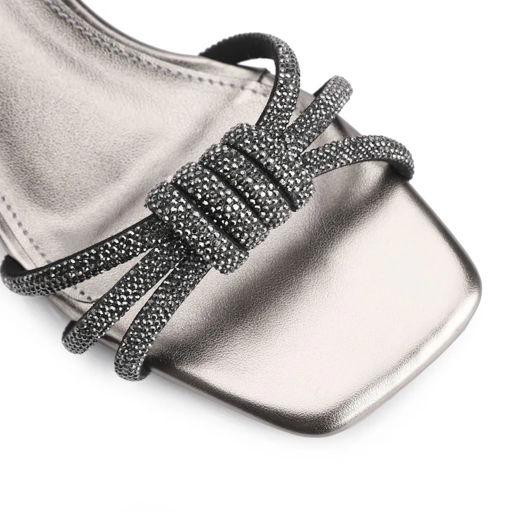 Sandália Strass Alt Prata - imagem 6