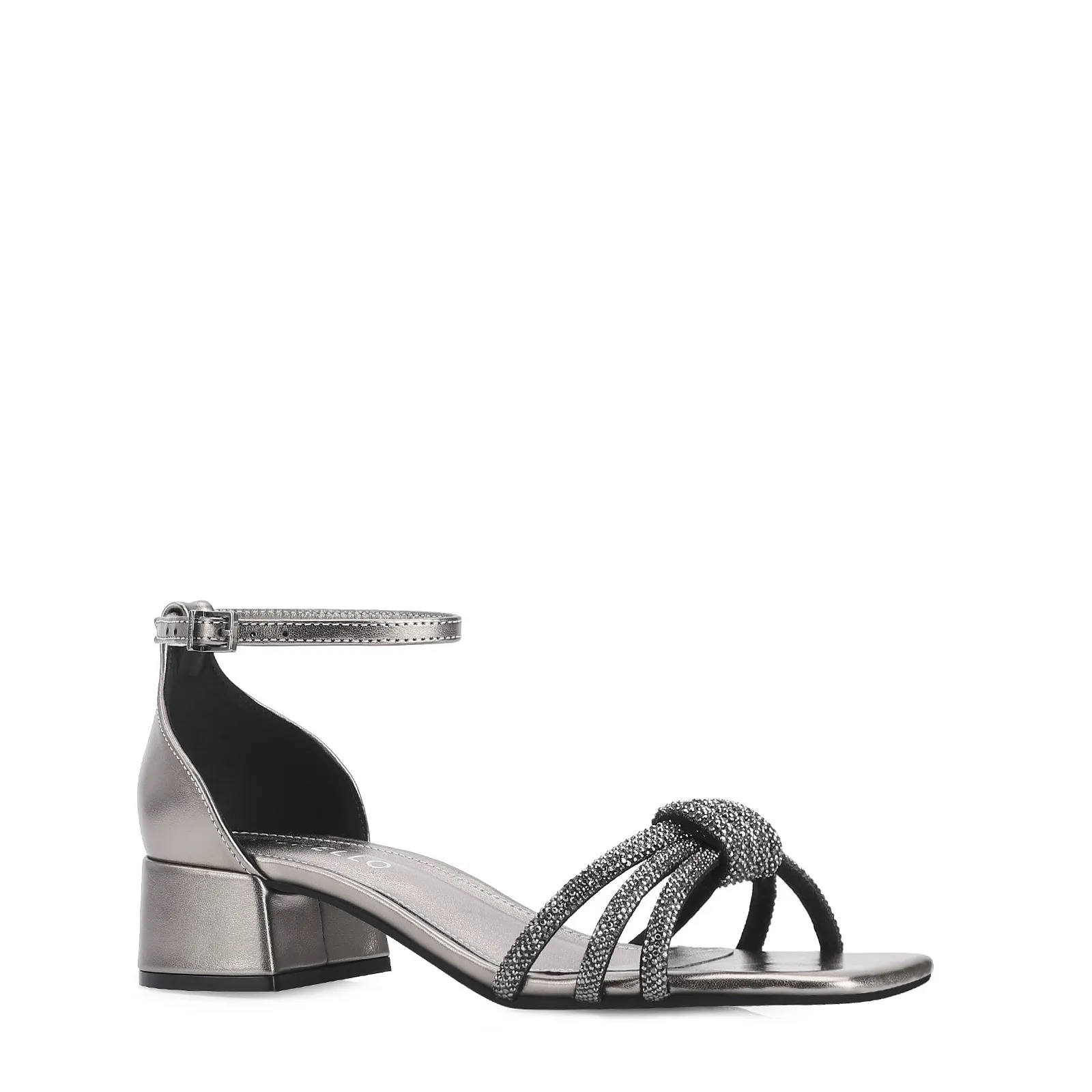 Sandália Strass Alt Prata