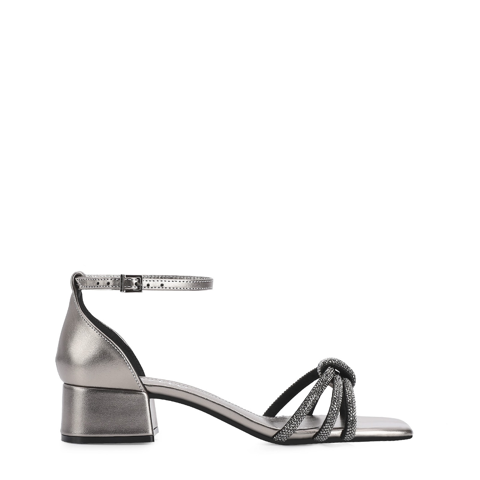 Sandália Strass Alt Prata