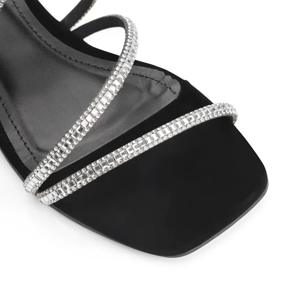 Sandália Strass Alt Preto - imagem 6
