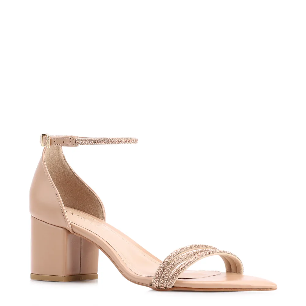 Sandália Strass Alt Rose
