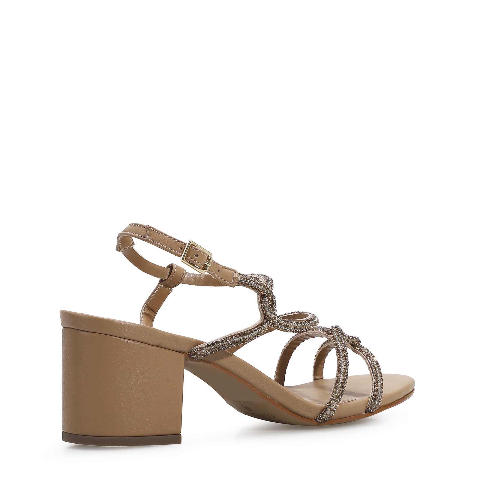 Sandália Strass Alternativo Bege