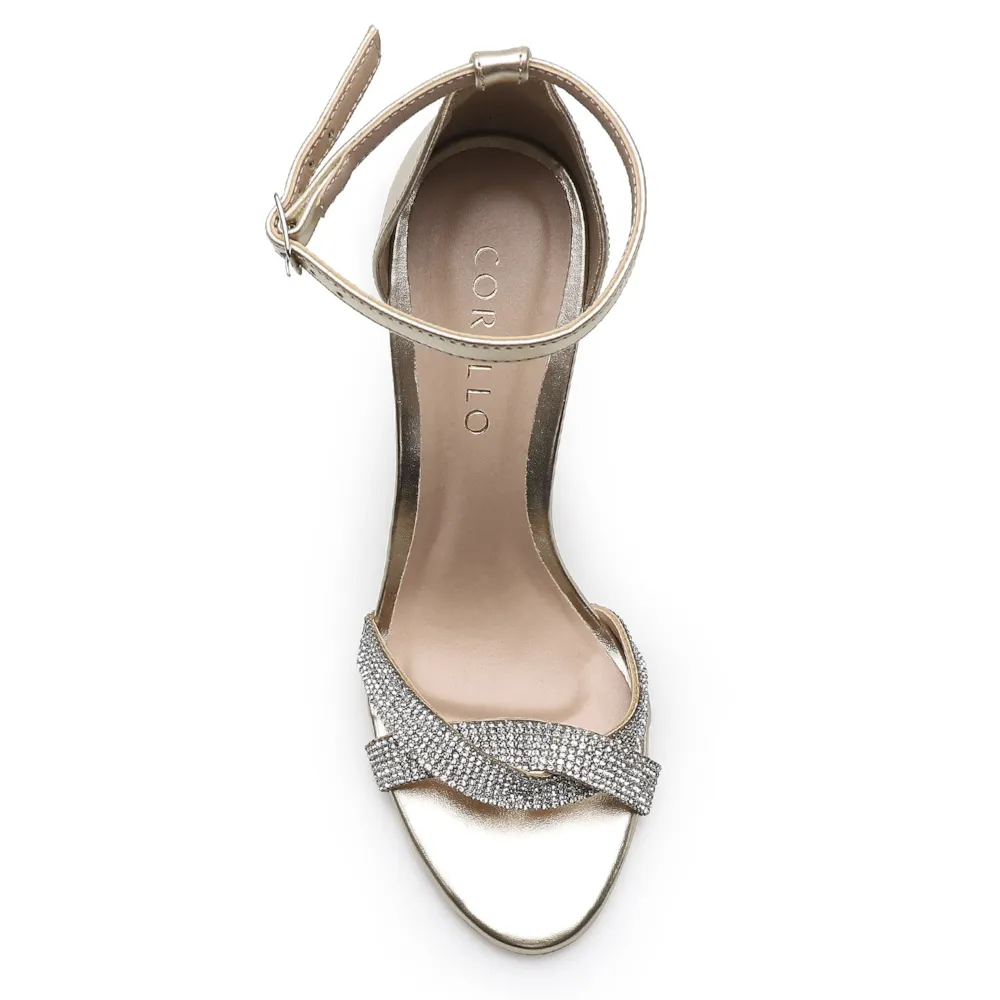 Sandália Strass Alternativo Champagne - imagem 5