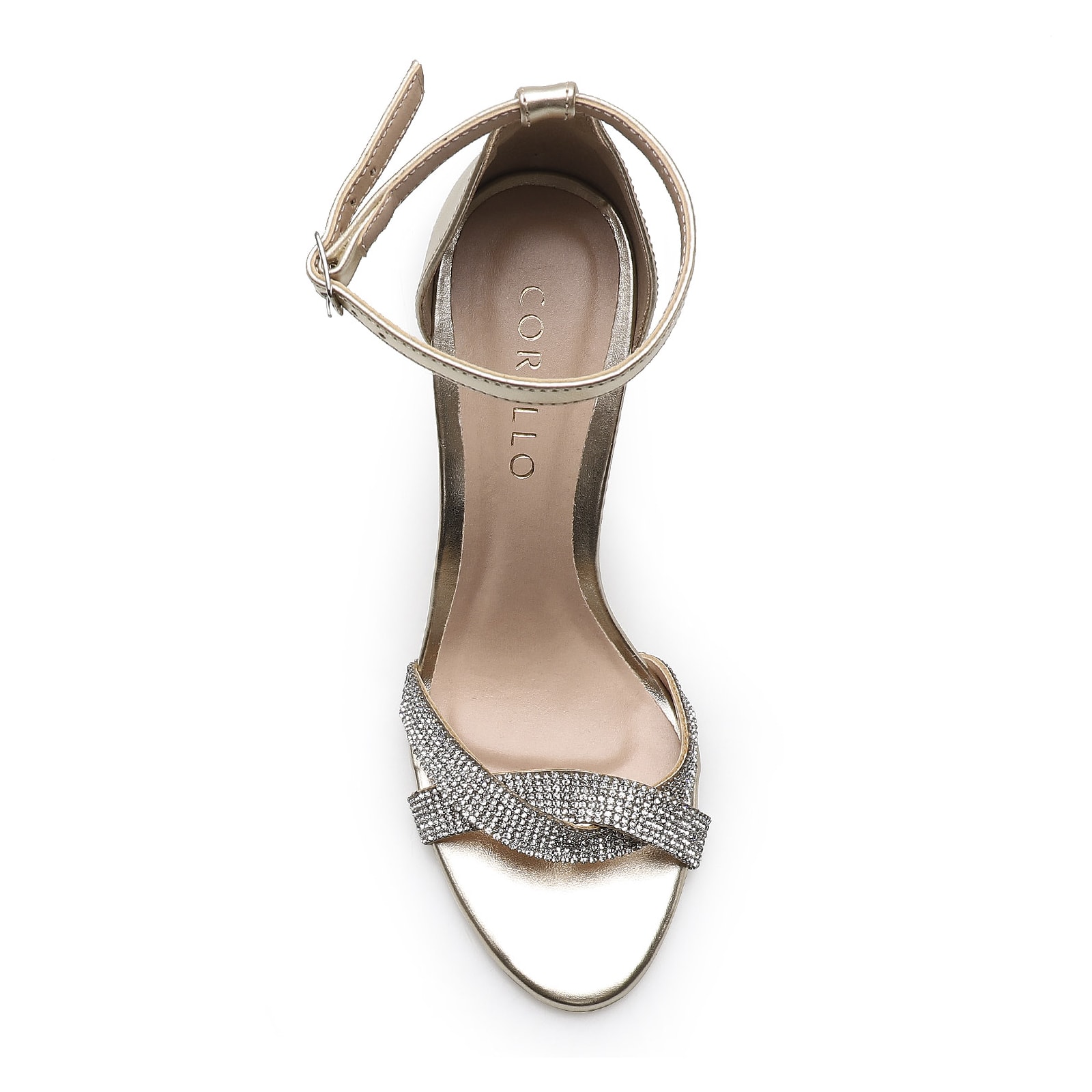 Sandália Strass Alternativo Champagne