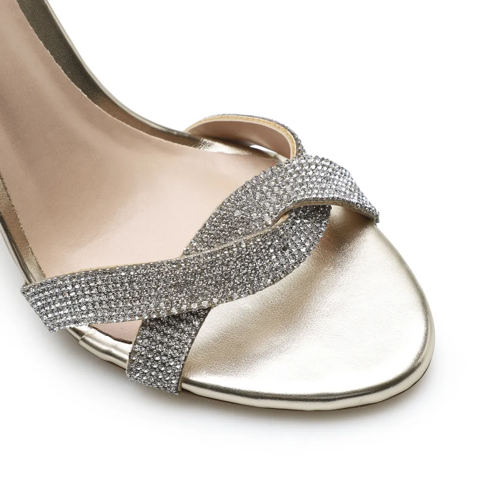 Sandália Strass Alternativo Champagne - imagem 6