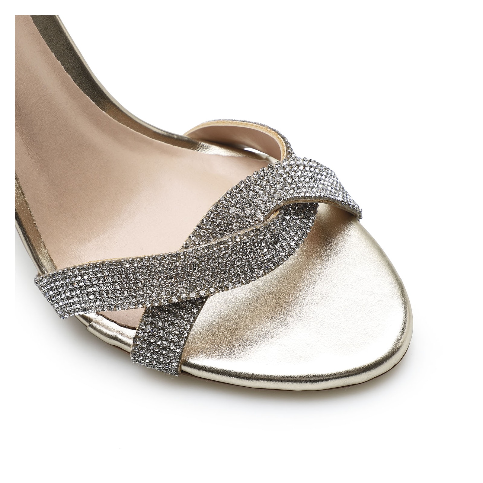 Sandália Strass Alternativo Champagne