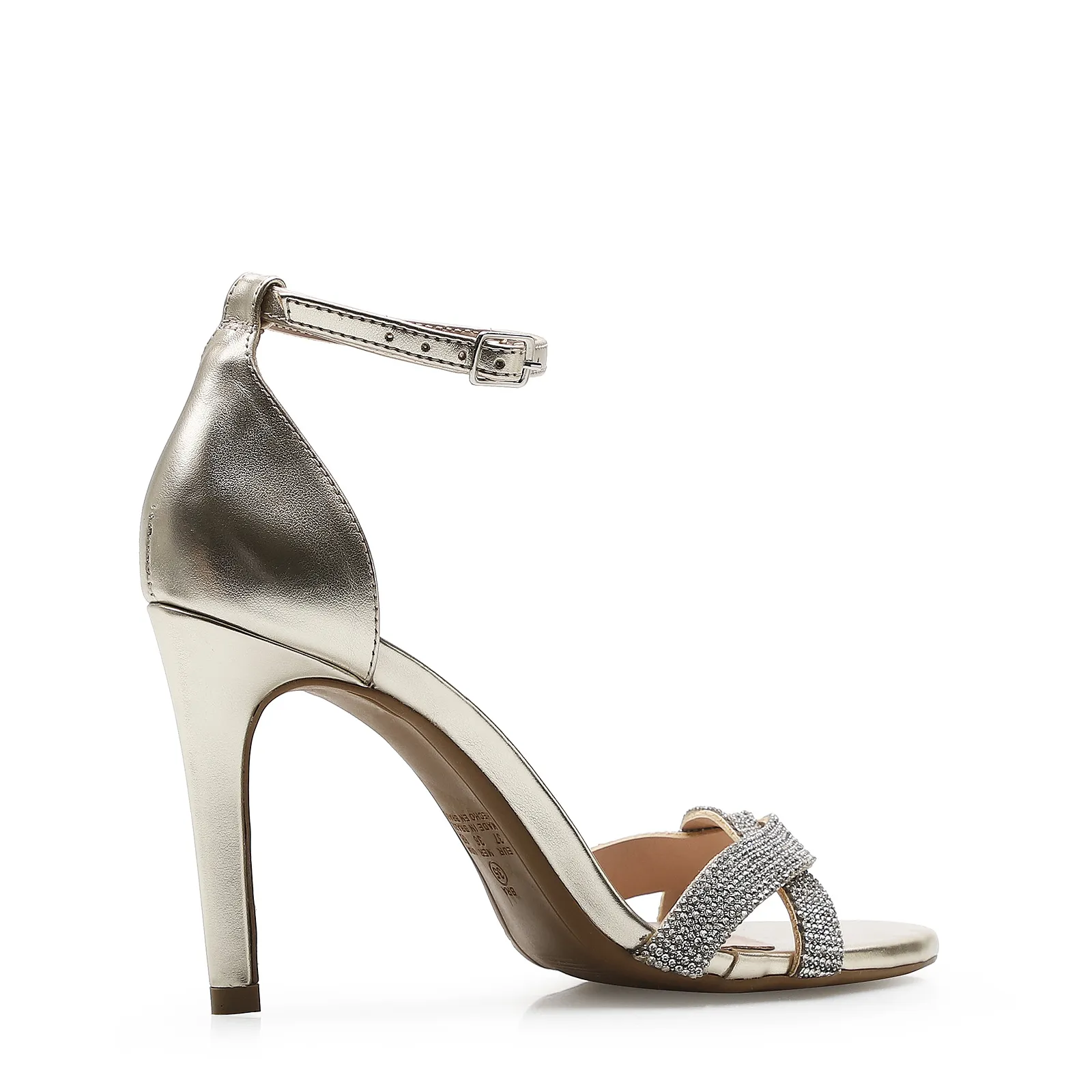 Sandália Strass Alternativo Champagne