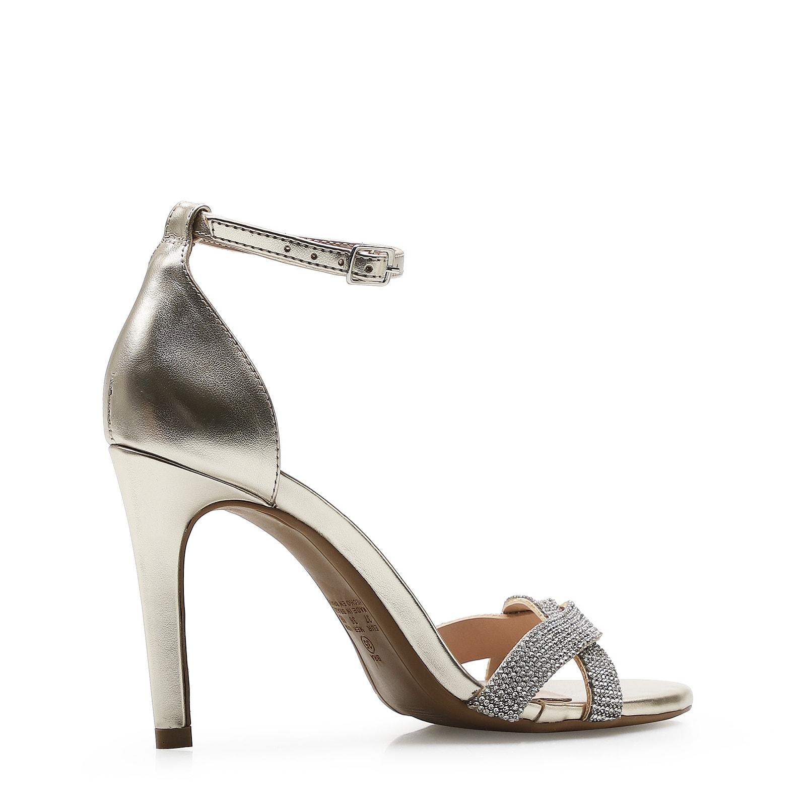 Sandália Strass Alternativo Champagne