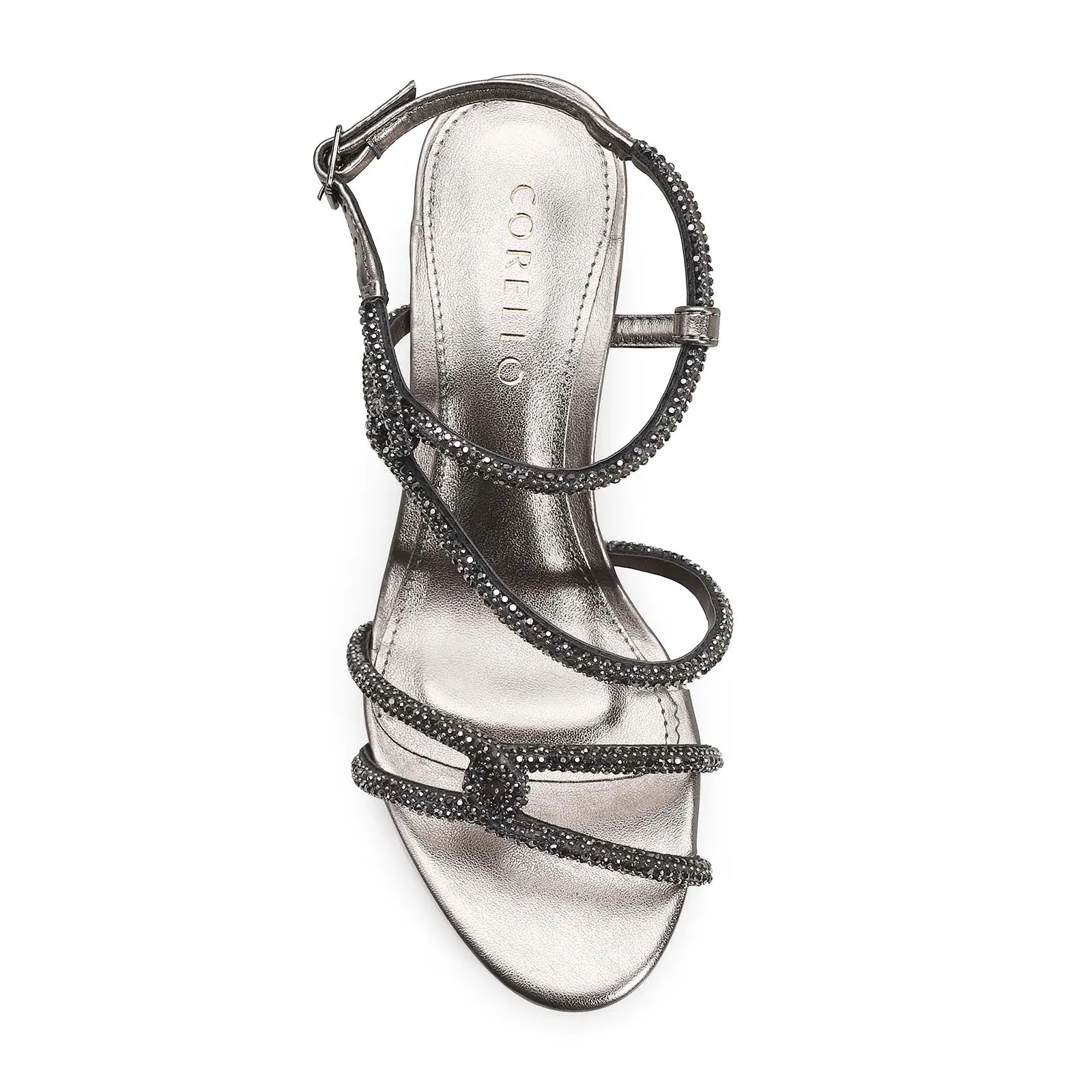 Sandália Strass Alternativo Prata