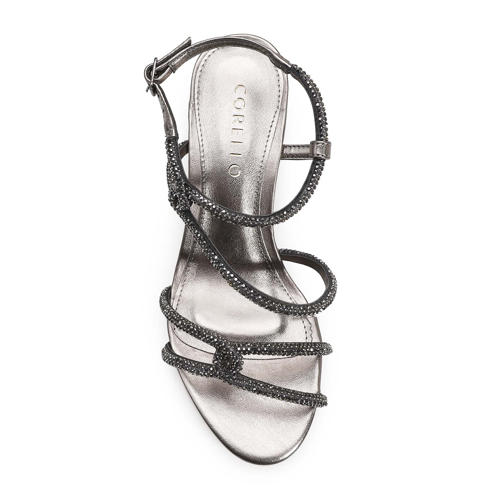 Sandália Strass Alternativo Prata