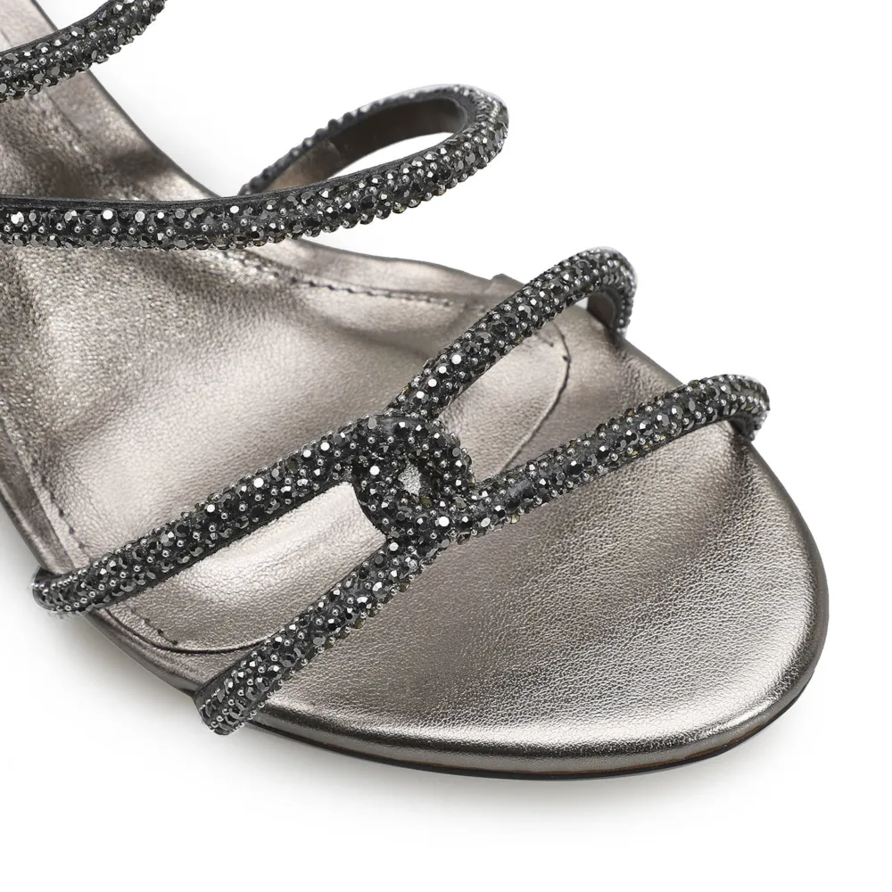 Sandália Strass Alternativo Prata - imagem 7