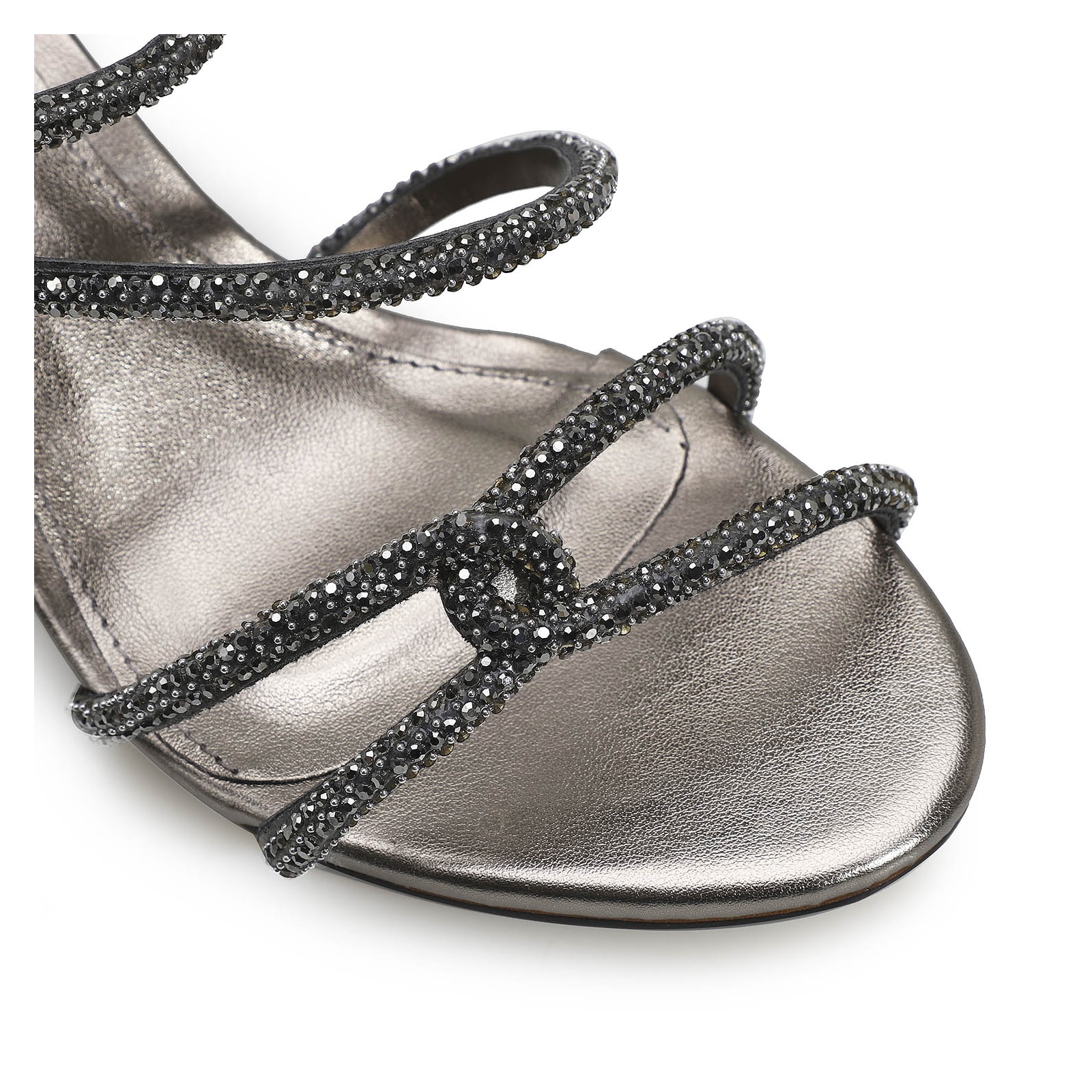 Sandália Strass Alternativo Prata