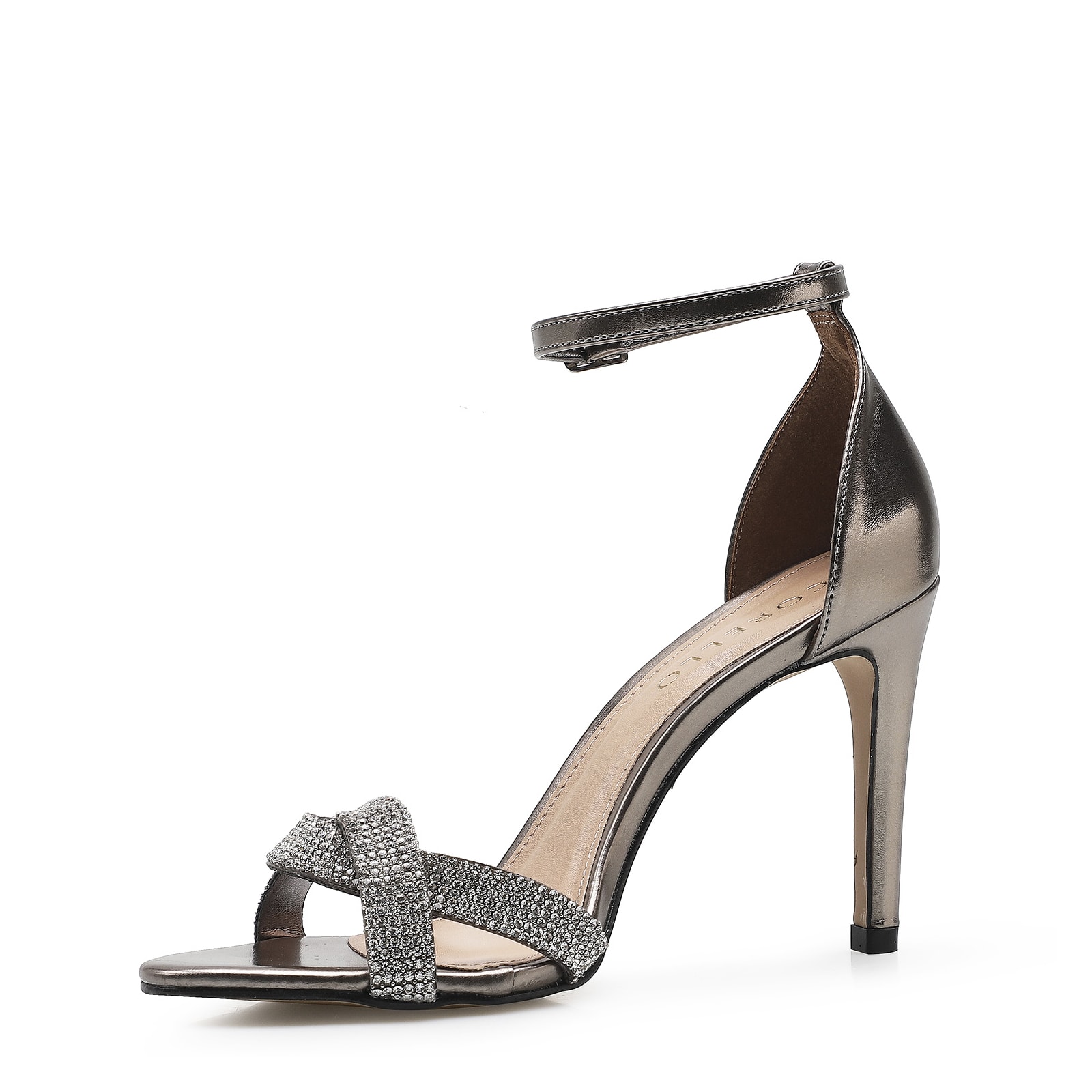 Sandália Strass Alternativo Prata Velho