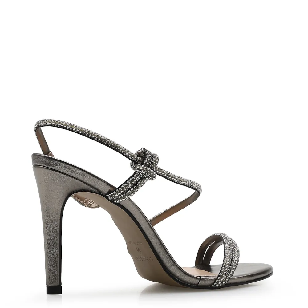 Sandália Strass Corine Alternativo Prata Velho - imagem 4