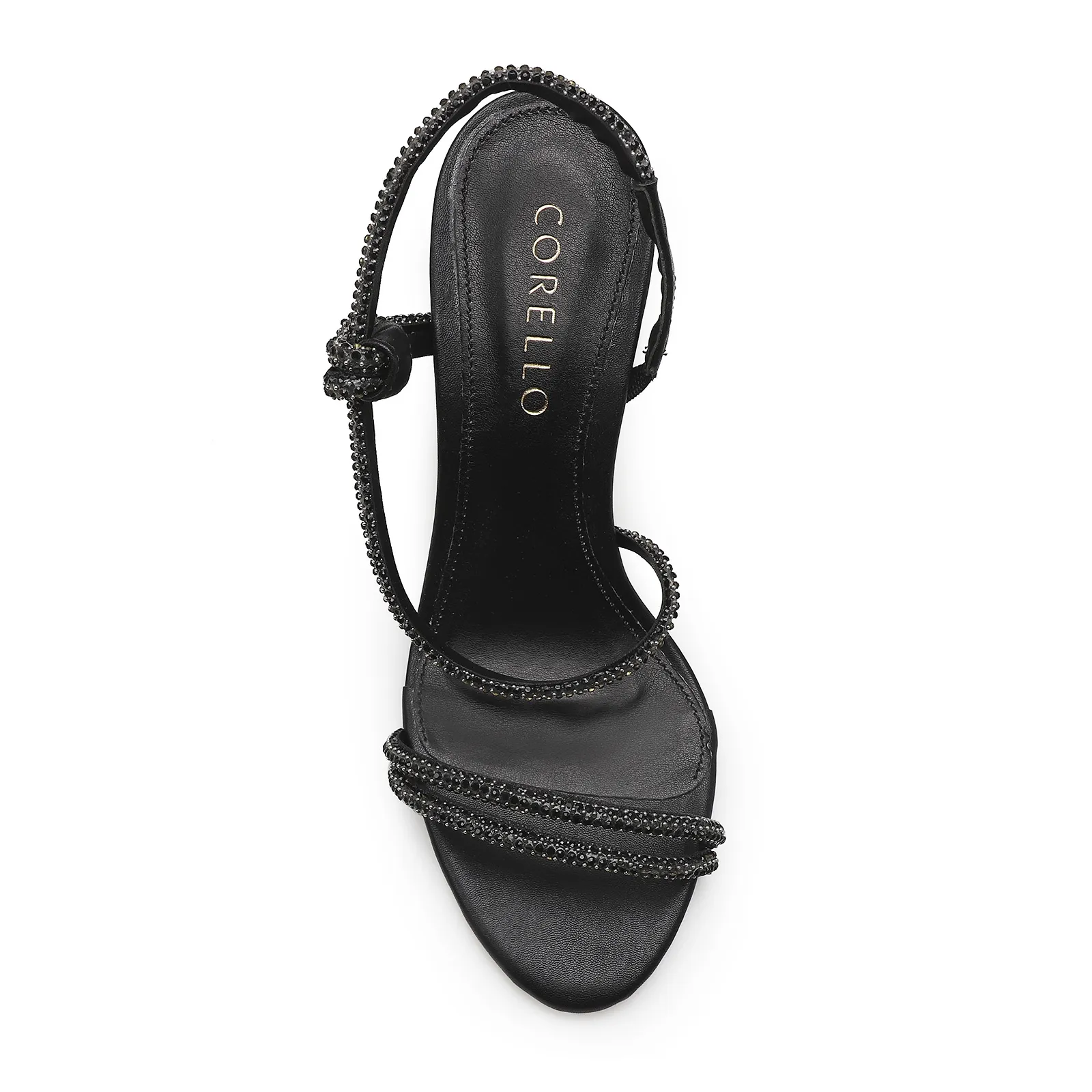 Sandália Strass Corine Alternativo Preto