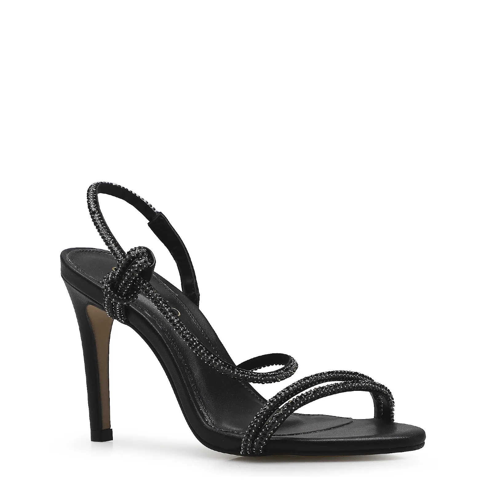 Sandália Strass Corine Alternativo Preto