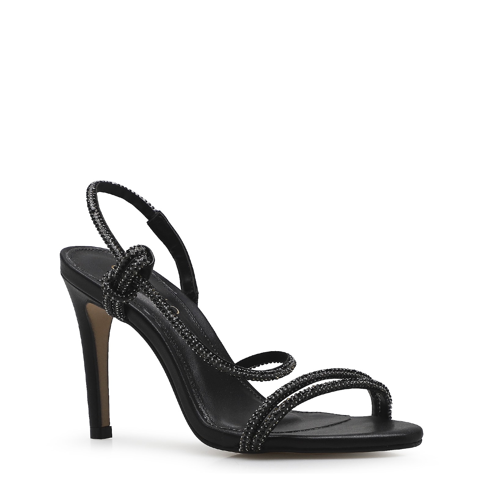 Sandália Strass Corine Alternativo Preto