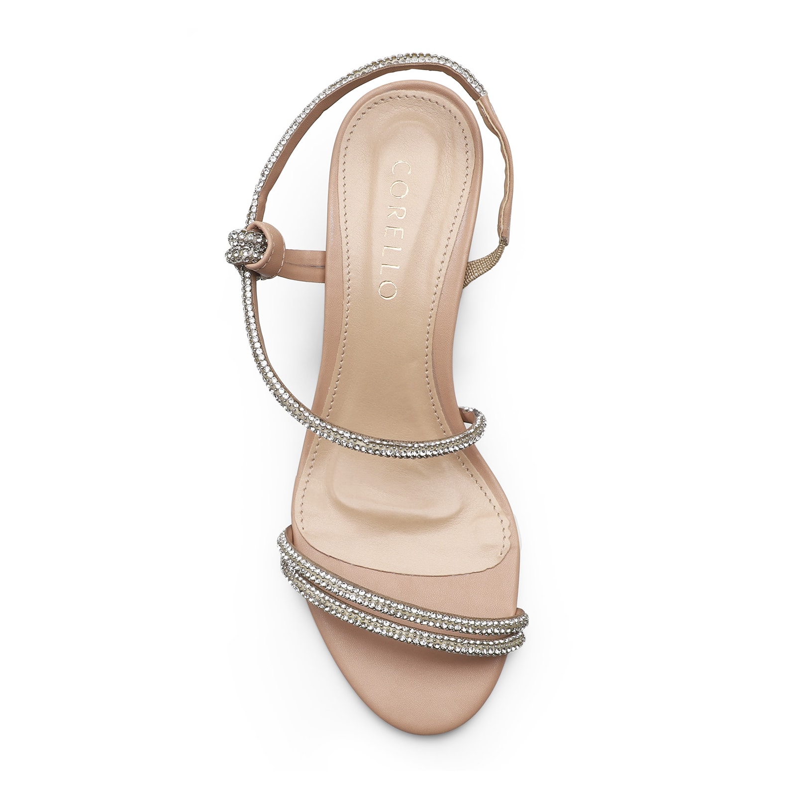 Sandália Strass Deméter Alternativo Bege