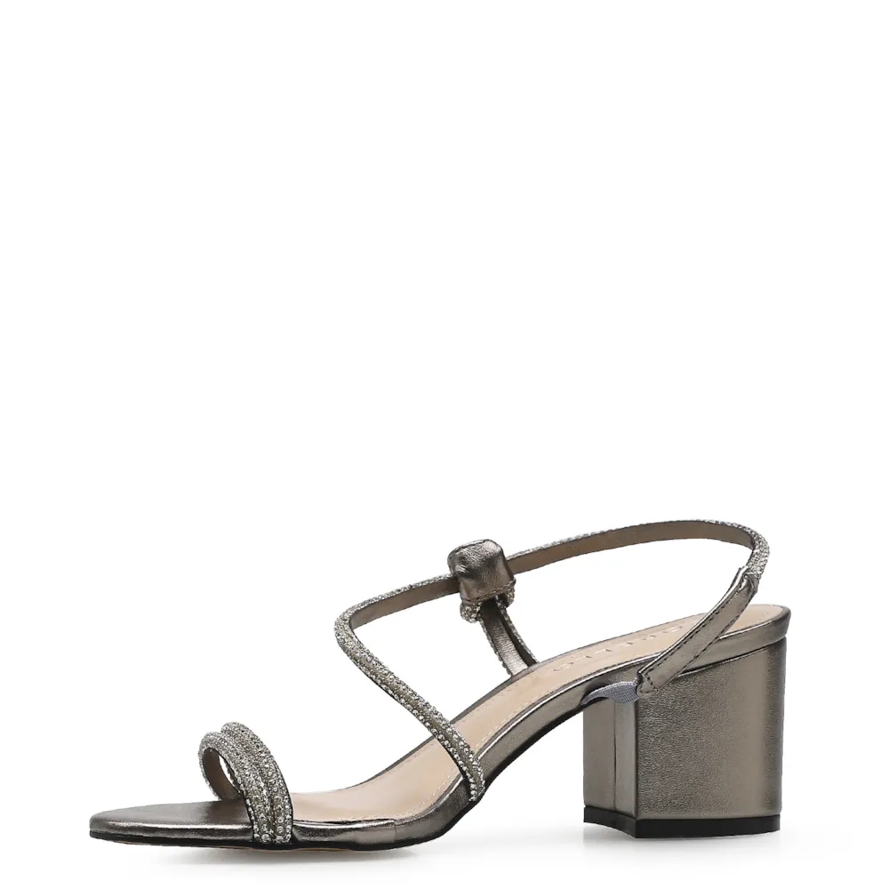 Sandália Strass Deméter Alternativo Prata Velho - imagem 4