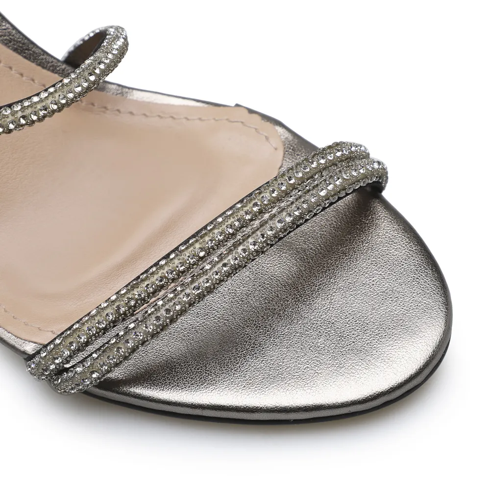 Sandália Strass Deméter Alternativo Prata Velho - imagem 6