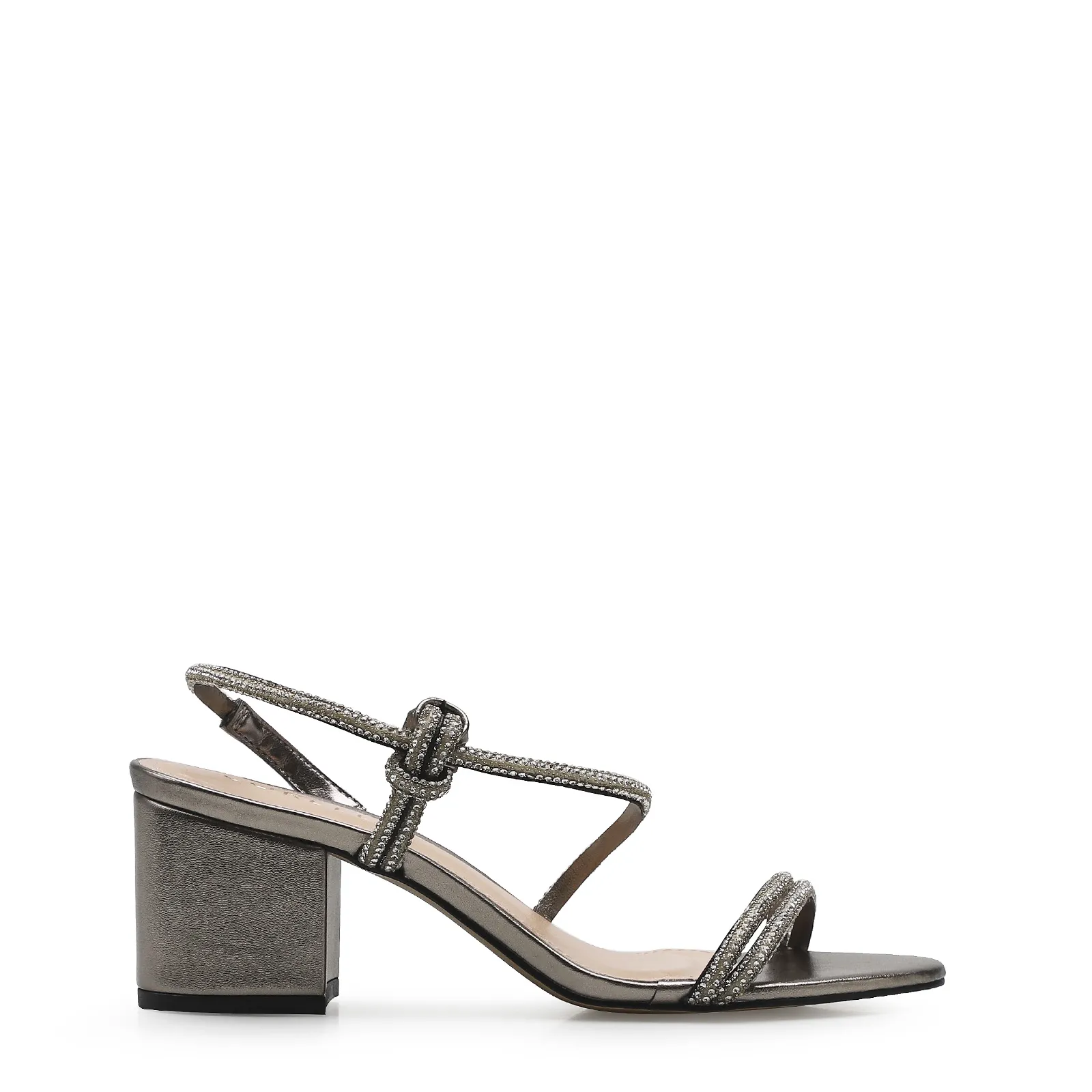 Sandália Strass Deméter Alternativo Prata Velho