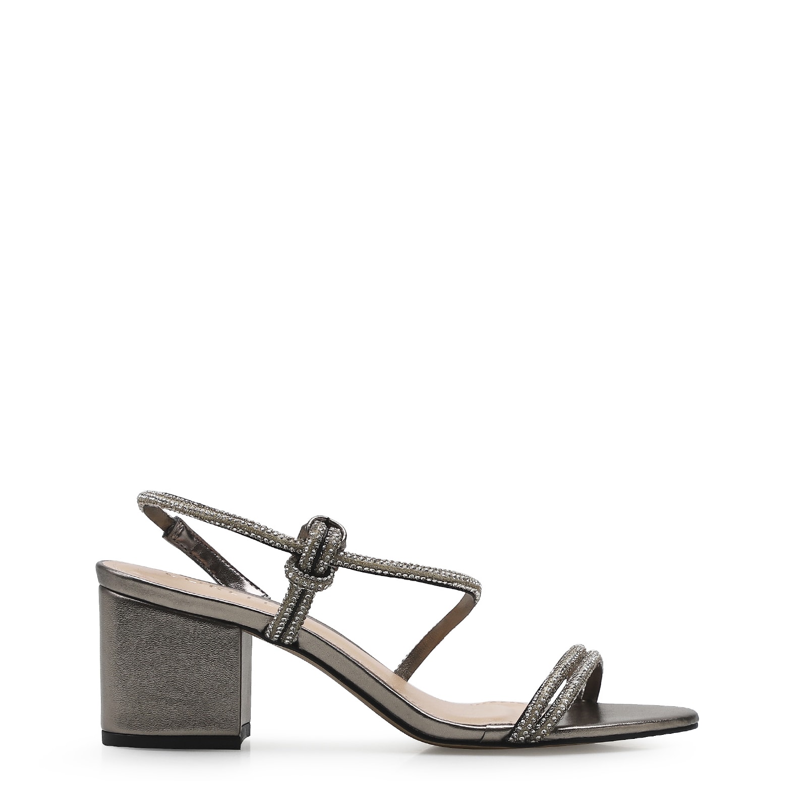 Sandália Strass Deméter Alternativo Prata Velho