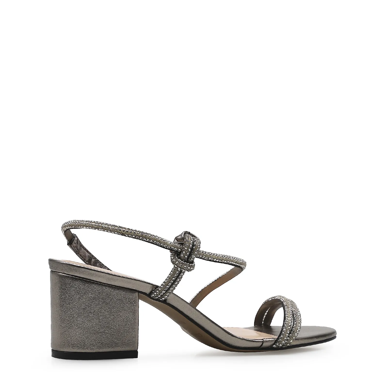 Sandália Strass Deméter Alternativo Prata Velho