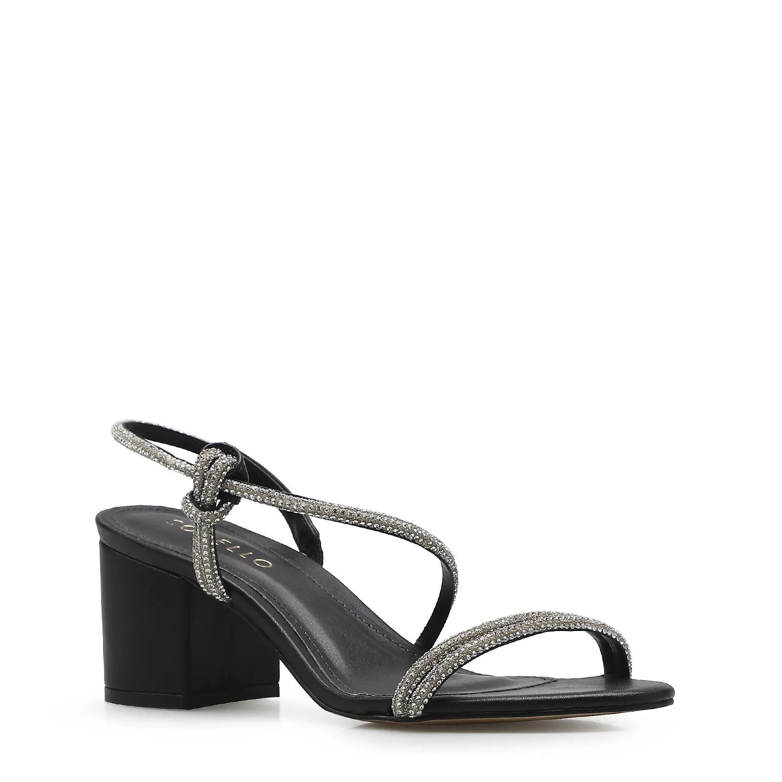 Sandália Strass Deméter Alternativo Preto