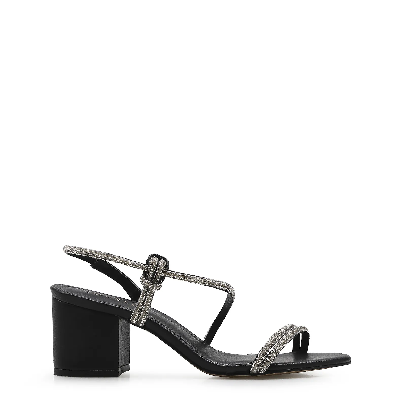 Sandália Strass Deméter Alternativo Preto