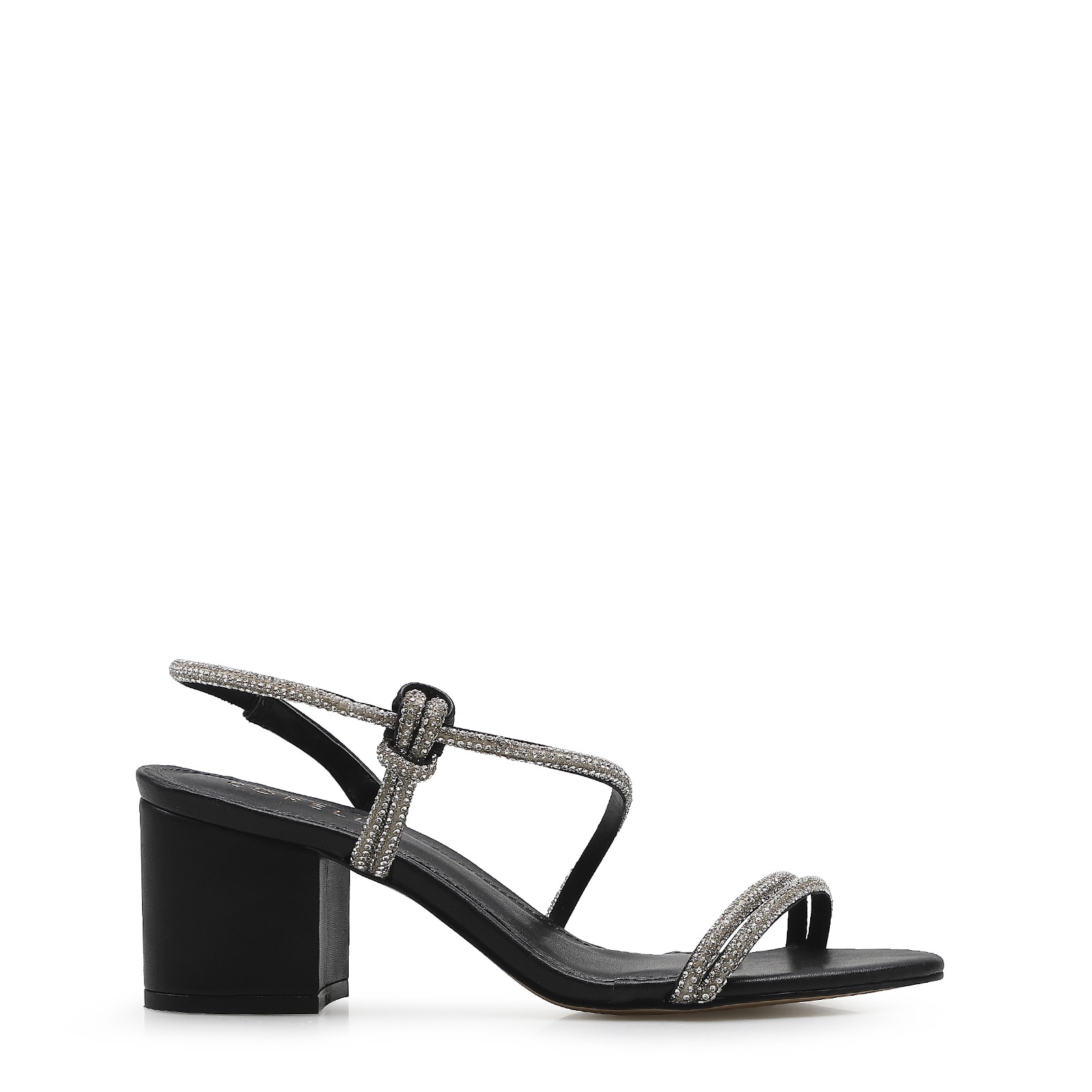 Sandália Strass Deméter Alternativo Preto