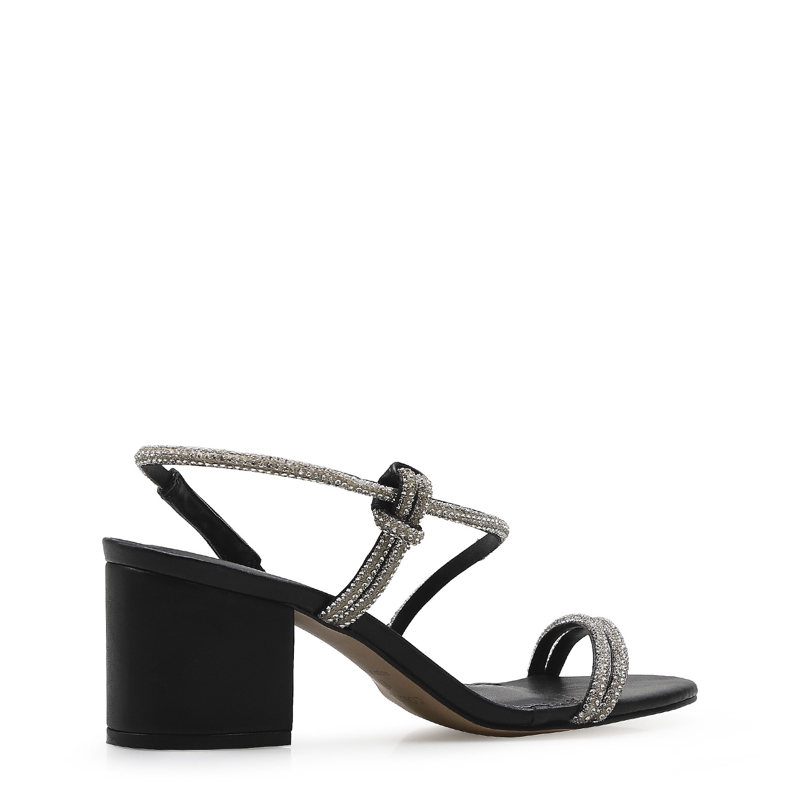 Sandália Strass Deméter Alternativo Preto