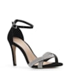 Sandália Strass Nobuck Alternativo Preto - imagem 1