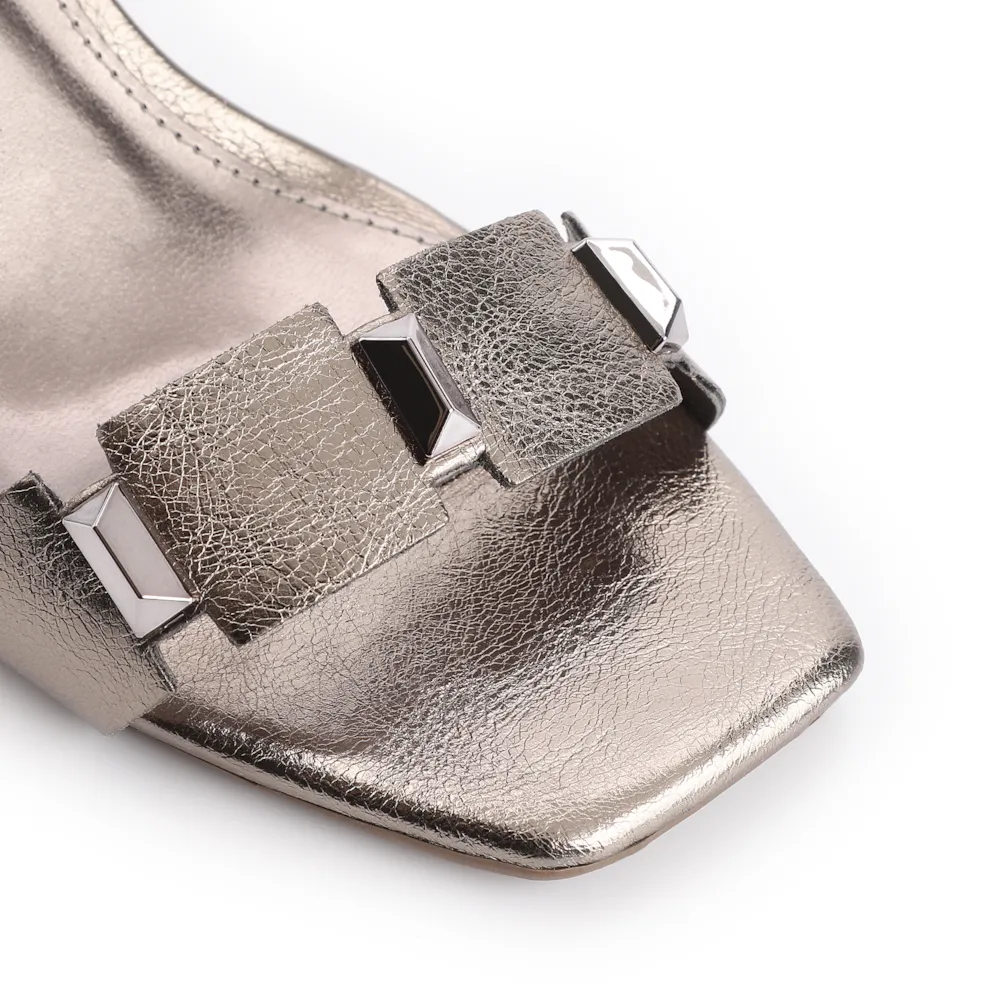 Sandália Studs Alt Prata - imagem 7
