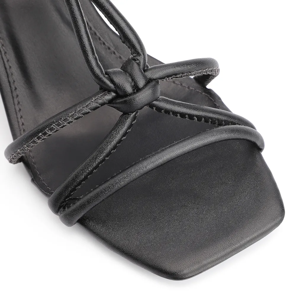 Sandália Tiras Alt Preto - imagem 6