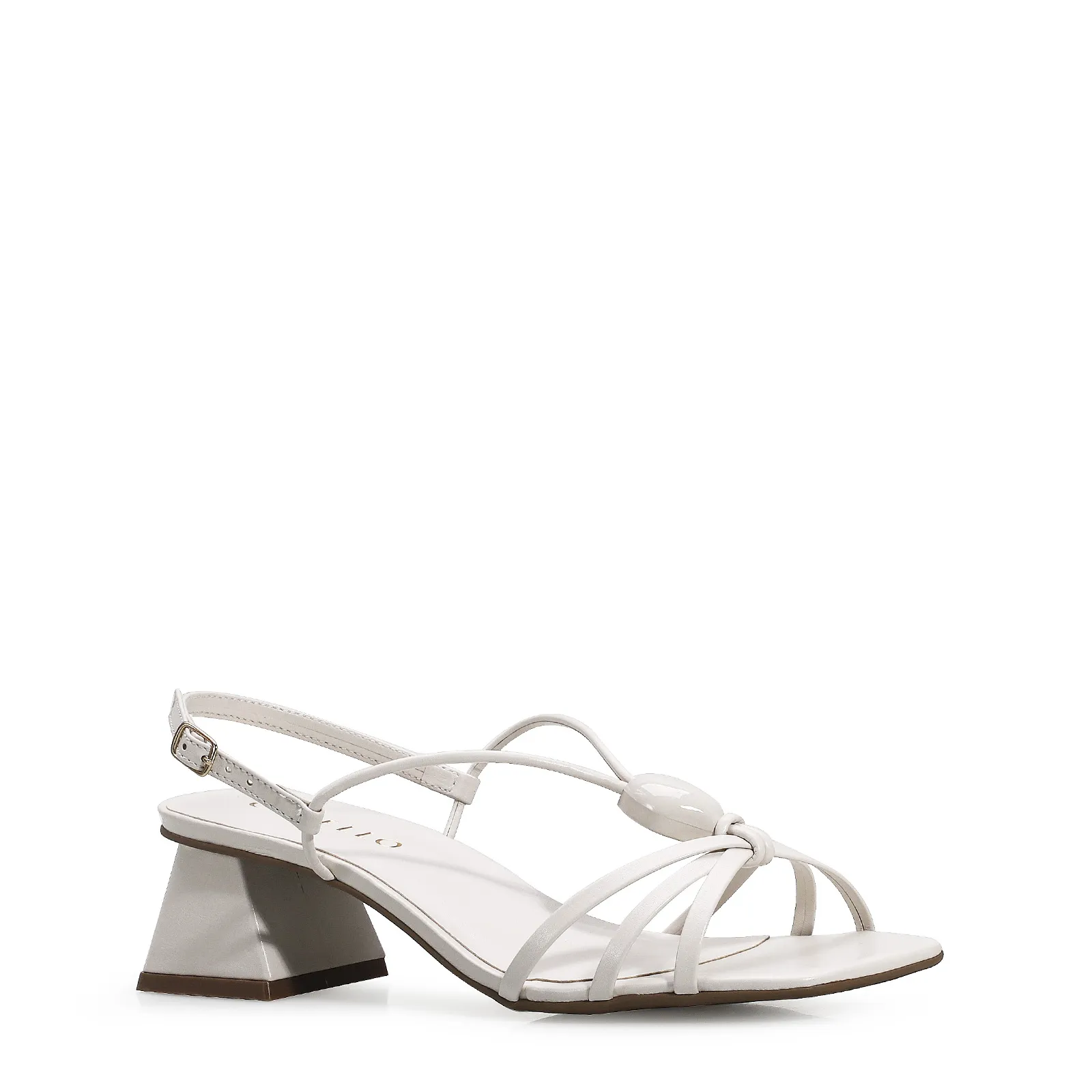 Sandália Tiras Alternativo Off White