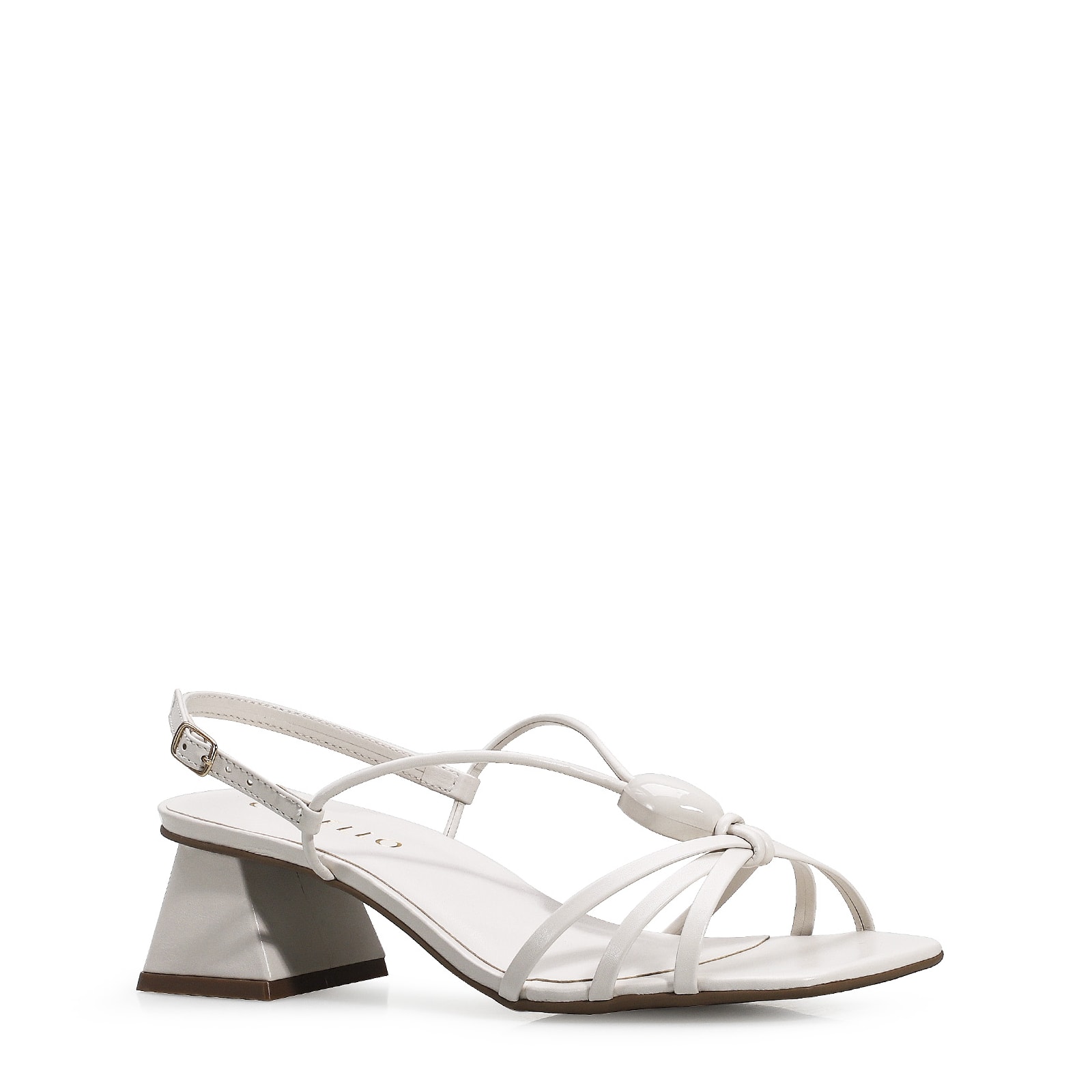 Sandália Tiras Alternativo Off White
