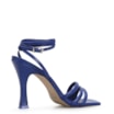 Sandália Tiras Couro Azul - imagem 4