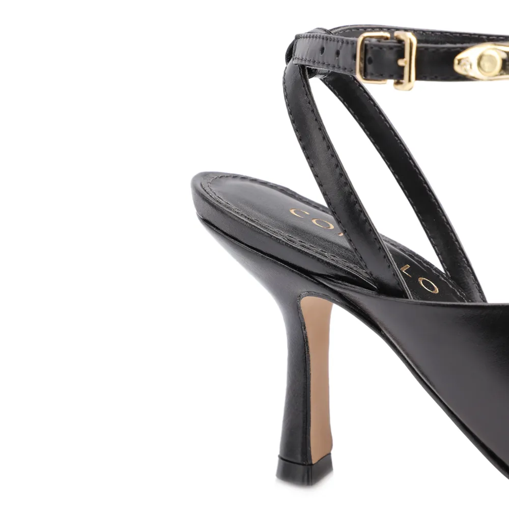 Sandália Toe Ring Couro Preto - imagem 8