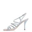 Sandália Tressê Couro Azul/Bege/Off White - imagem 4