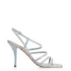 Sandália Tressê Couro Azul/Bege/Off White - imagem 2