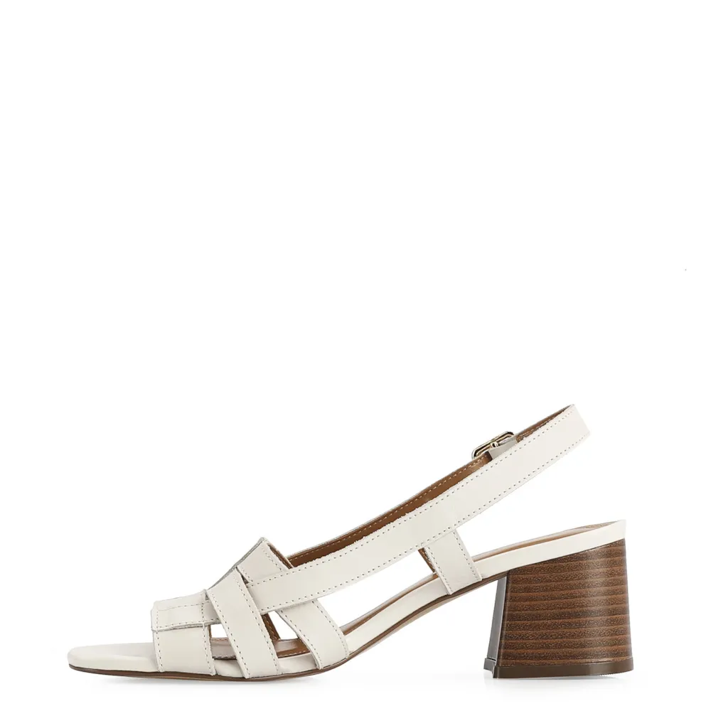 Sandália Tressê Couro Off White - imagem 4