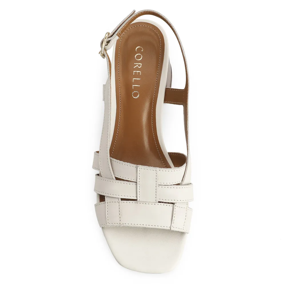 Sandália Tressê Couro Off White - imagem 5