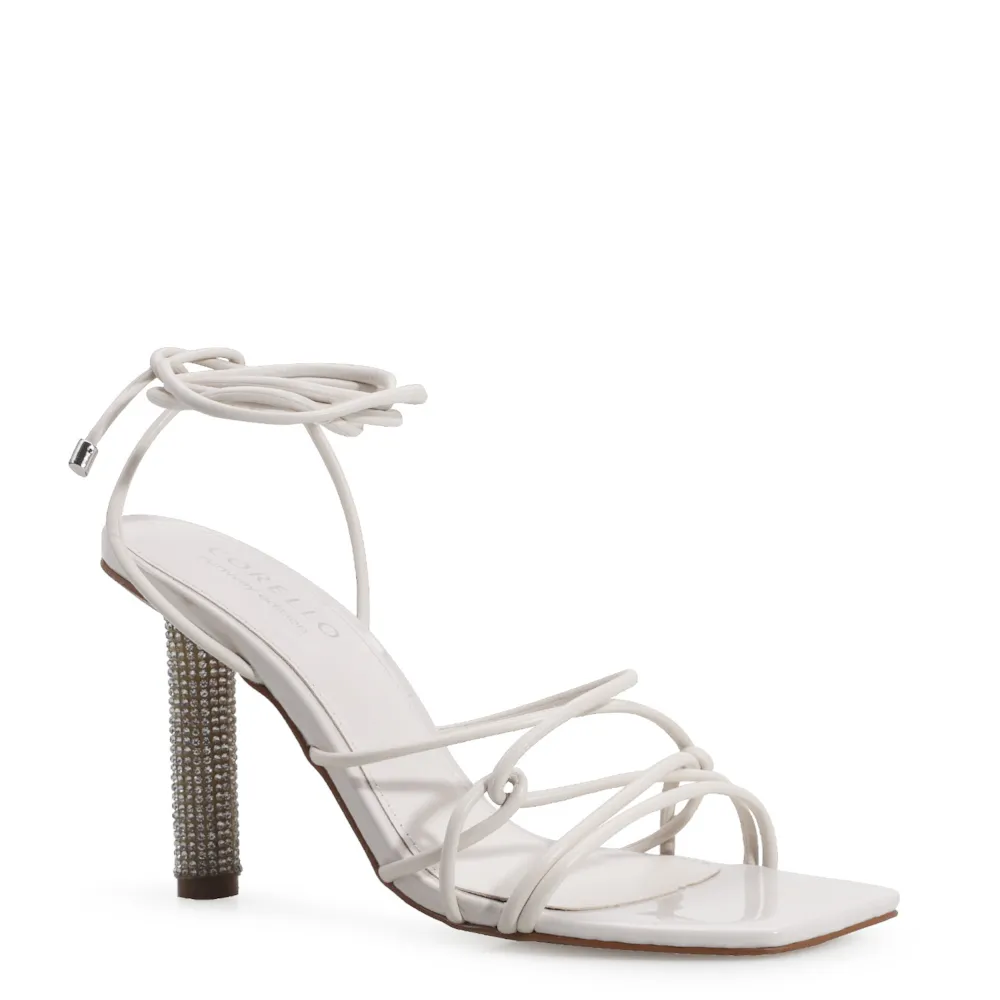 Sandália Verniz Off White