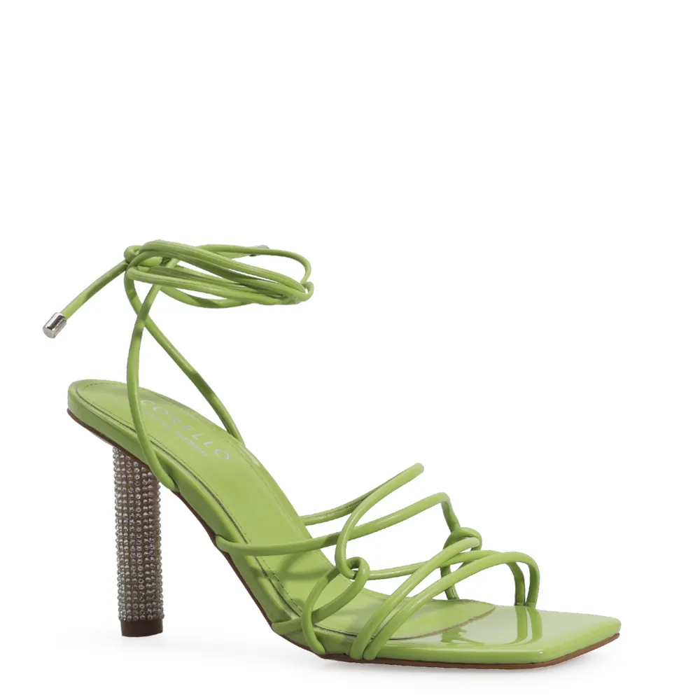 Sandália Verniz Verde