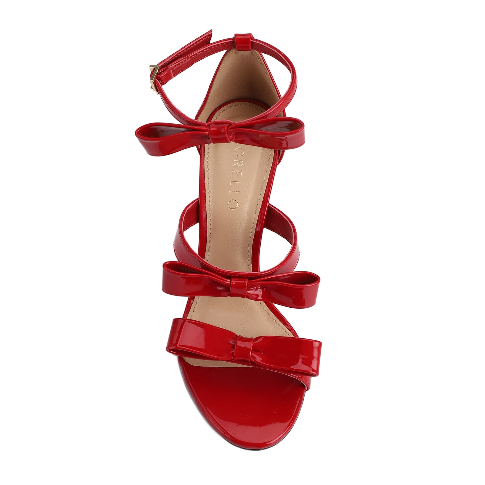 Sandália Verniz Vermelho