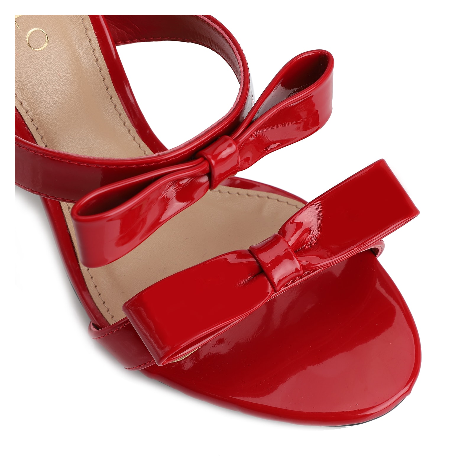 Sandália Verniz Vermelho
