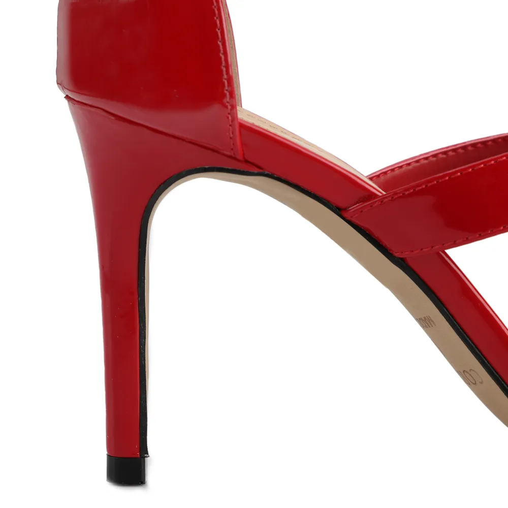 Sandália Verniz Vermelho - imagem 7