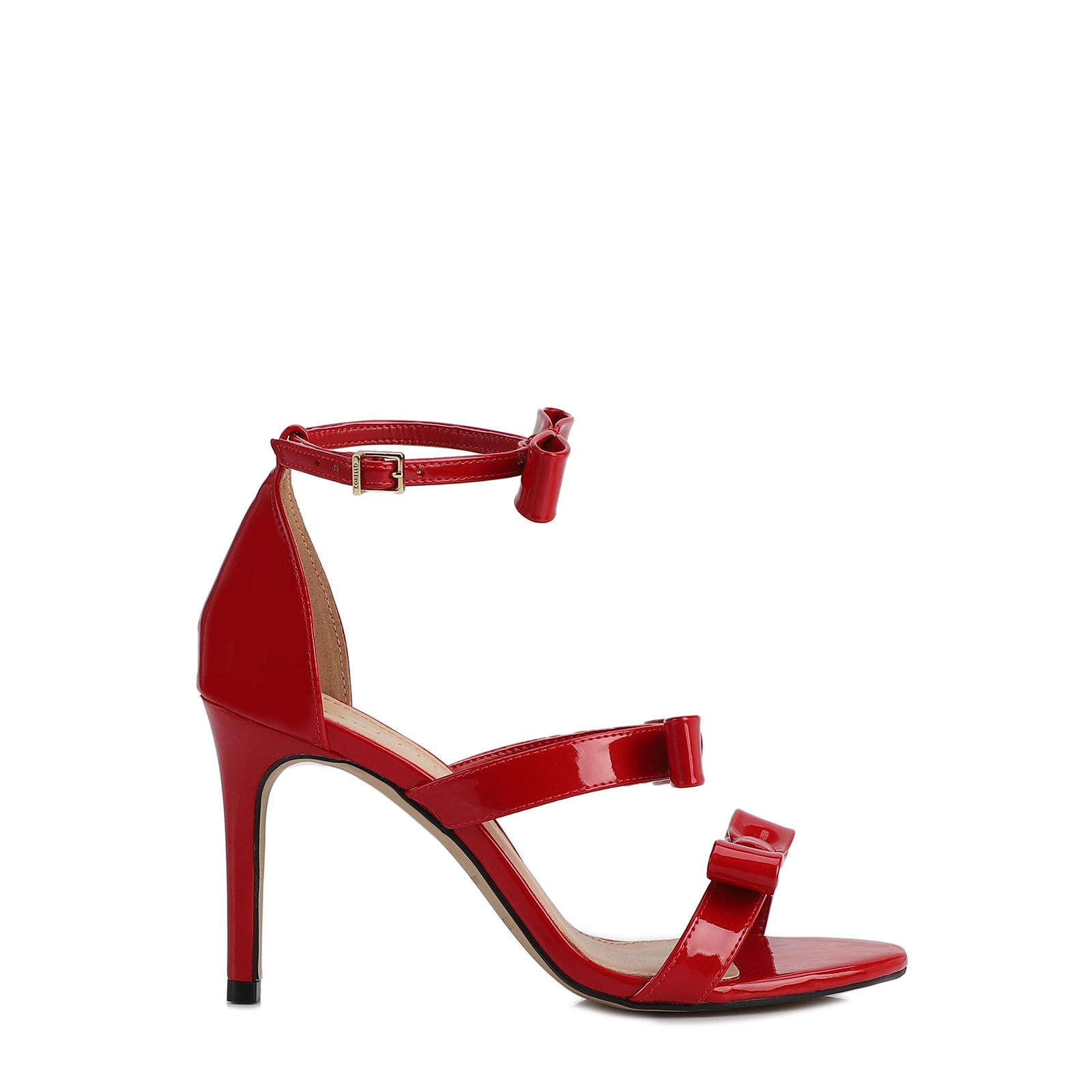 Sandália Verniz Vermelho